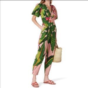 Anthropologie Farm Rio Tropicalistic Jumpsuit S